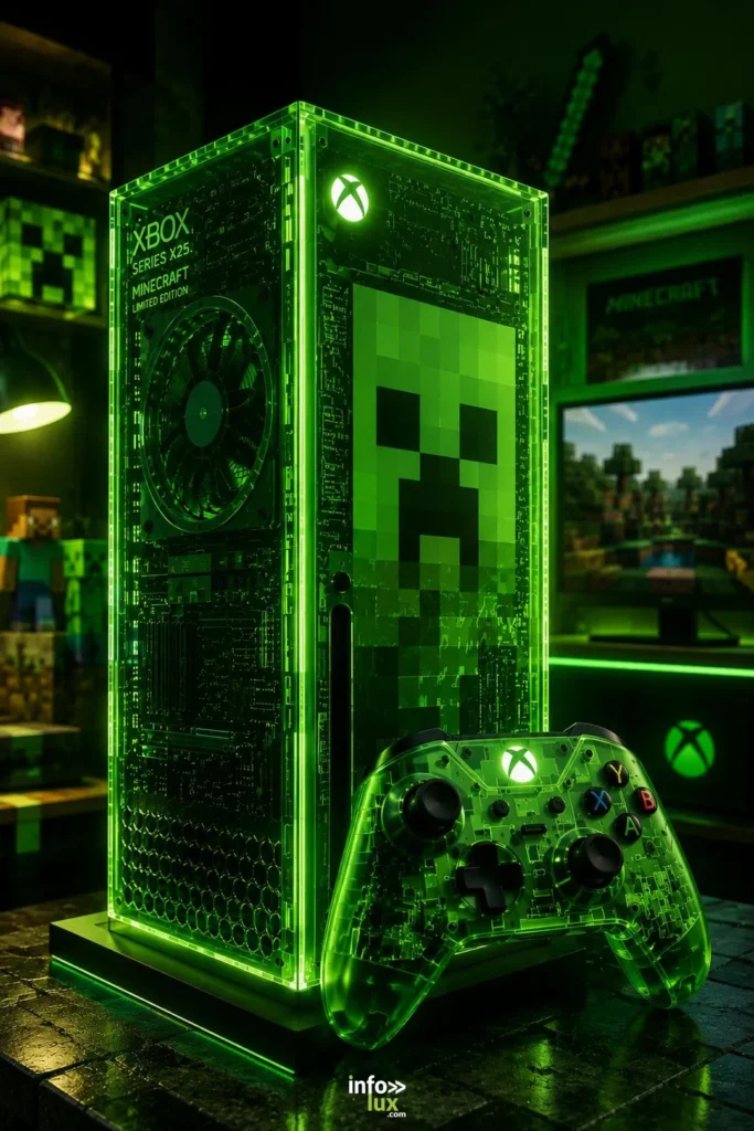 Gaming > Hardware > Xbox Series X25 Minecraft Limited Edition