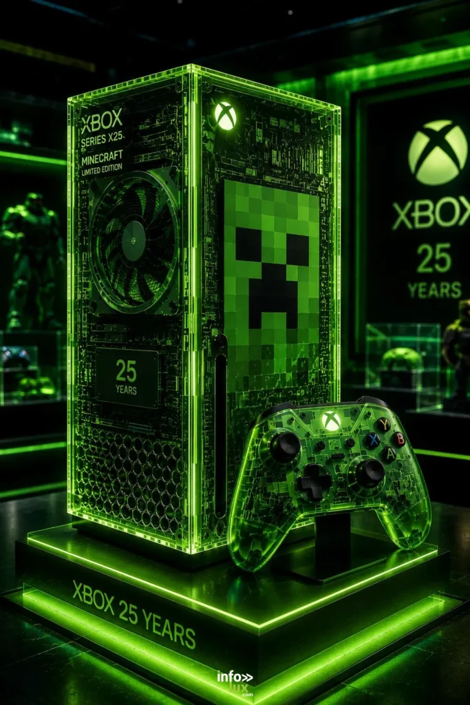 Gaming > Hardware > Xbox Series X25 Minecraft Limited Edition