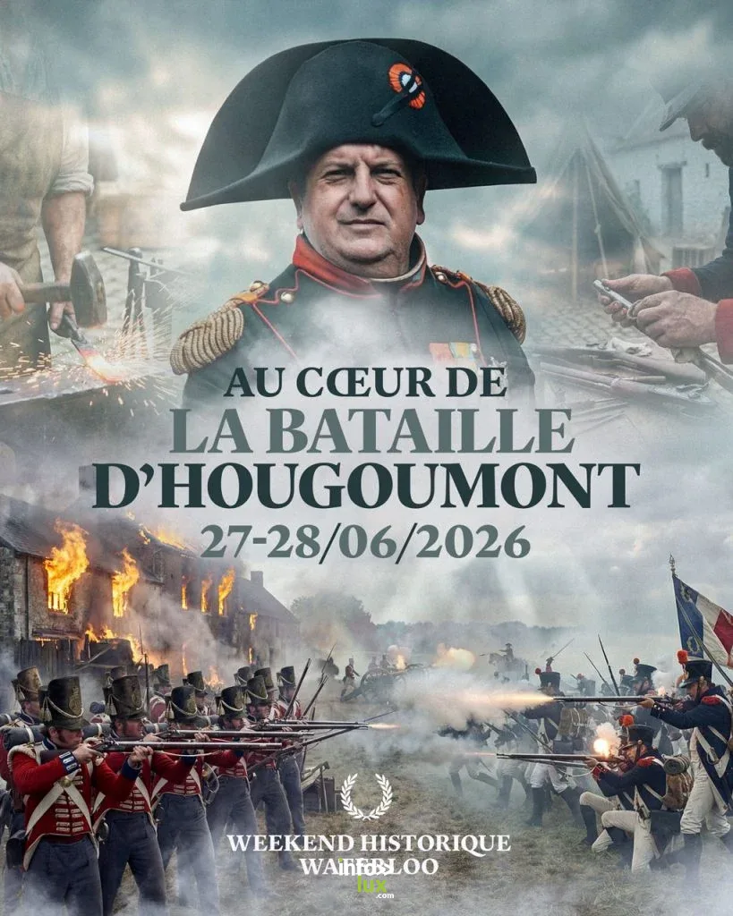 À Waterloo, la reconstitution des combats d’Hougoumont plonge les visiteurs au cœur d’un week-end historique intense
