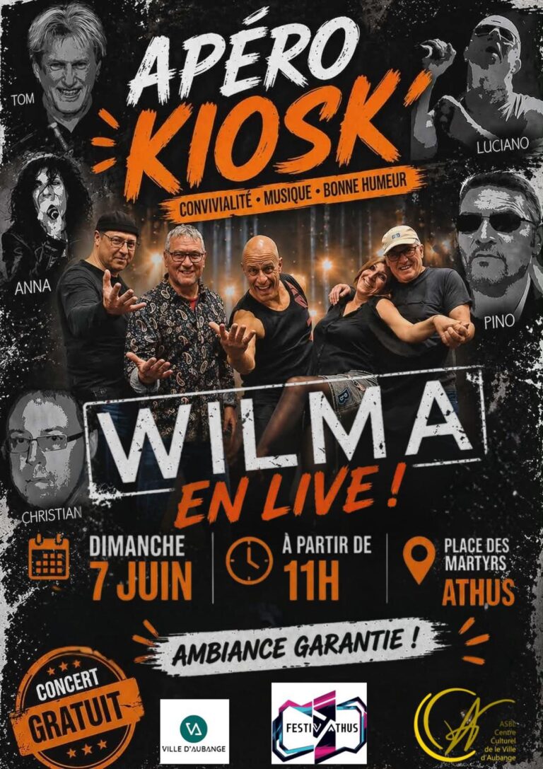 Aubange > Concert > Apéro Kiosk — Wilma en live 2026