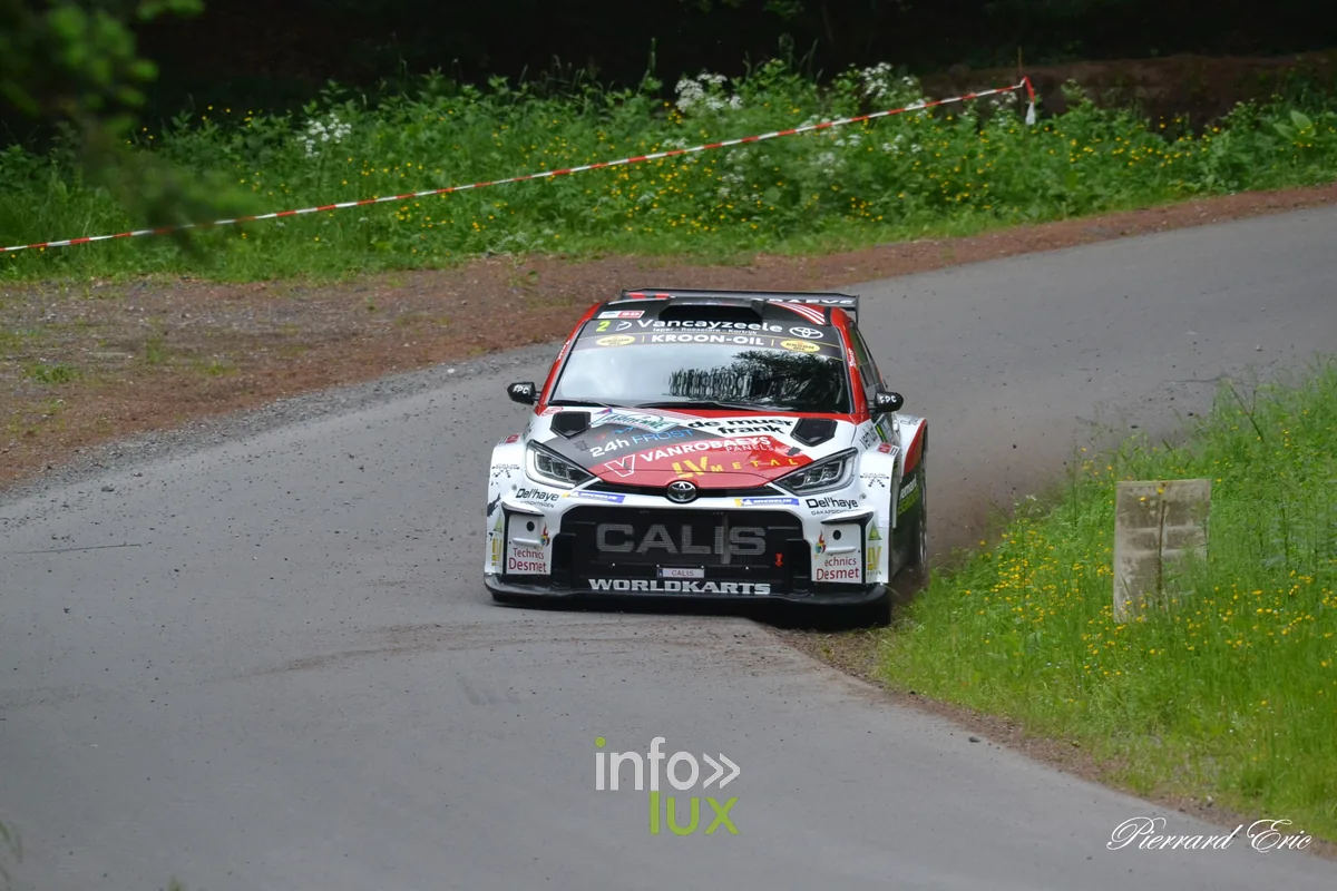 Toyota GR Yaris Rally2 de Bjorn Syx / Vanrobaeys — Ardenne Rally Festival 2026 — 2e du général