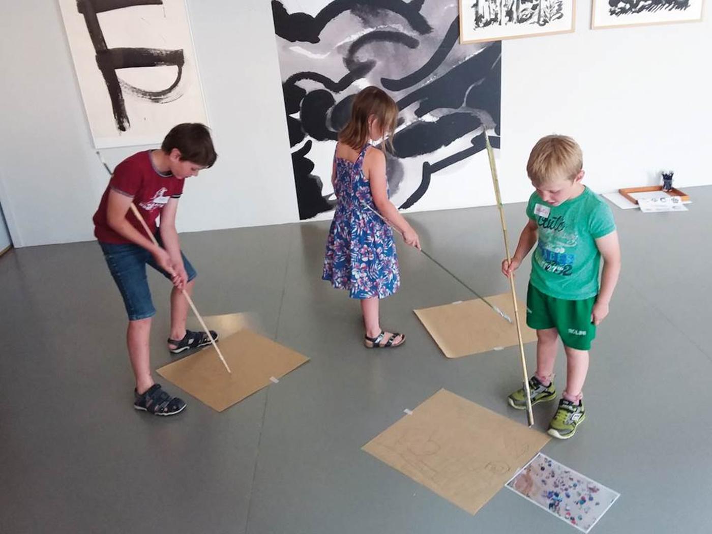 Affiche officielle Ateliers créatifs Enfanf'Art au Musée L 2026