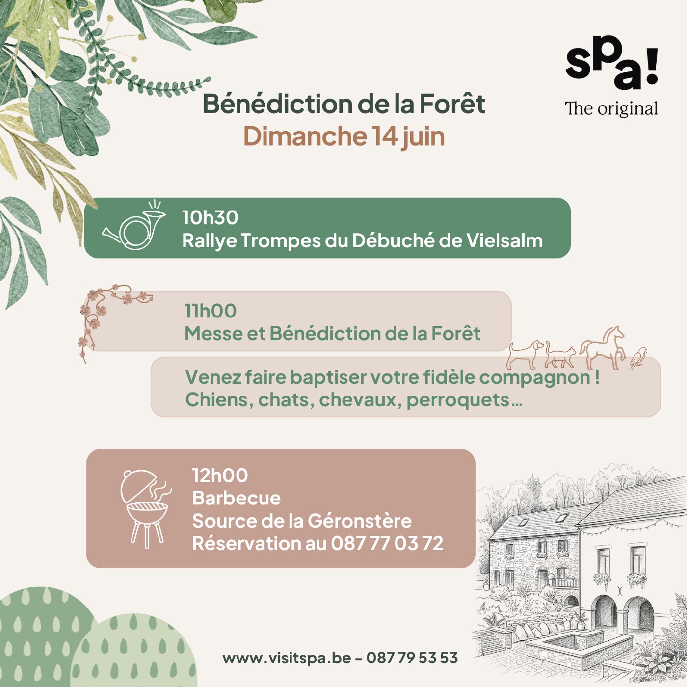 Affiche officielle Bénédiction de la Forêt 2026