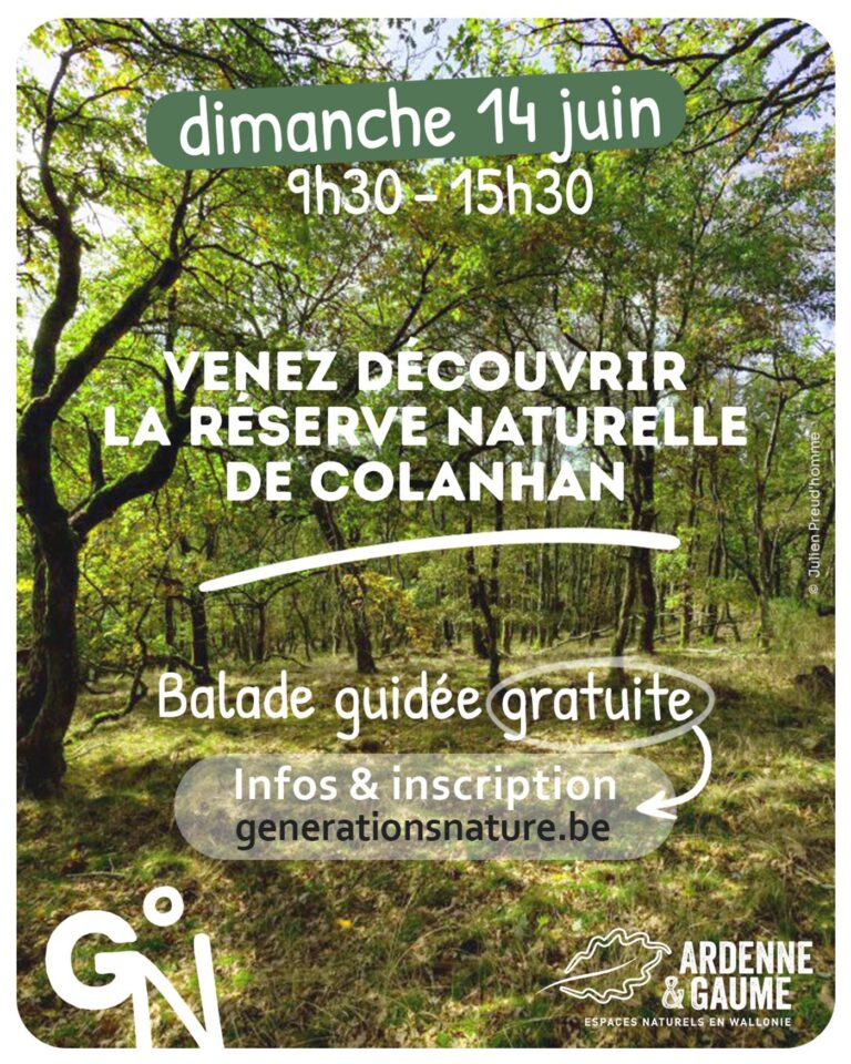 Lierneux » Balade » Balade guidée réserve de Colanhan 2026