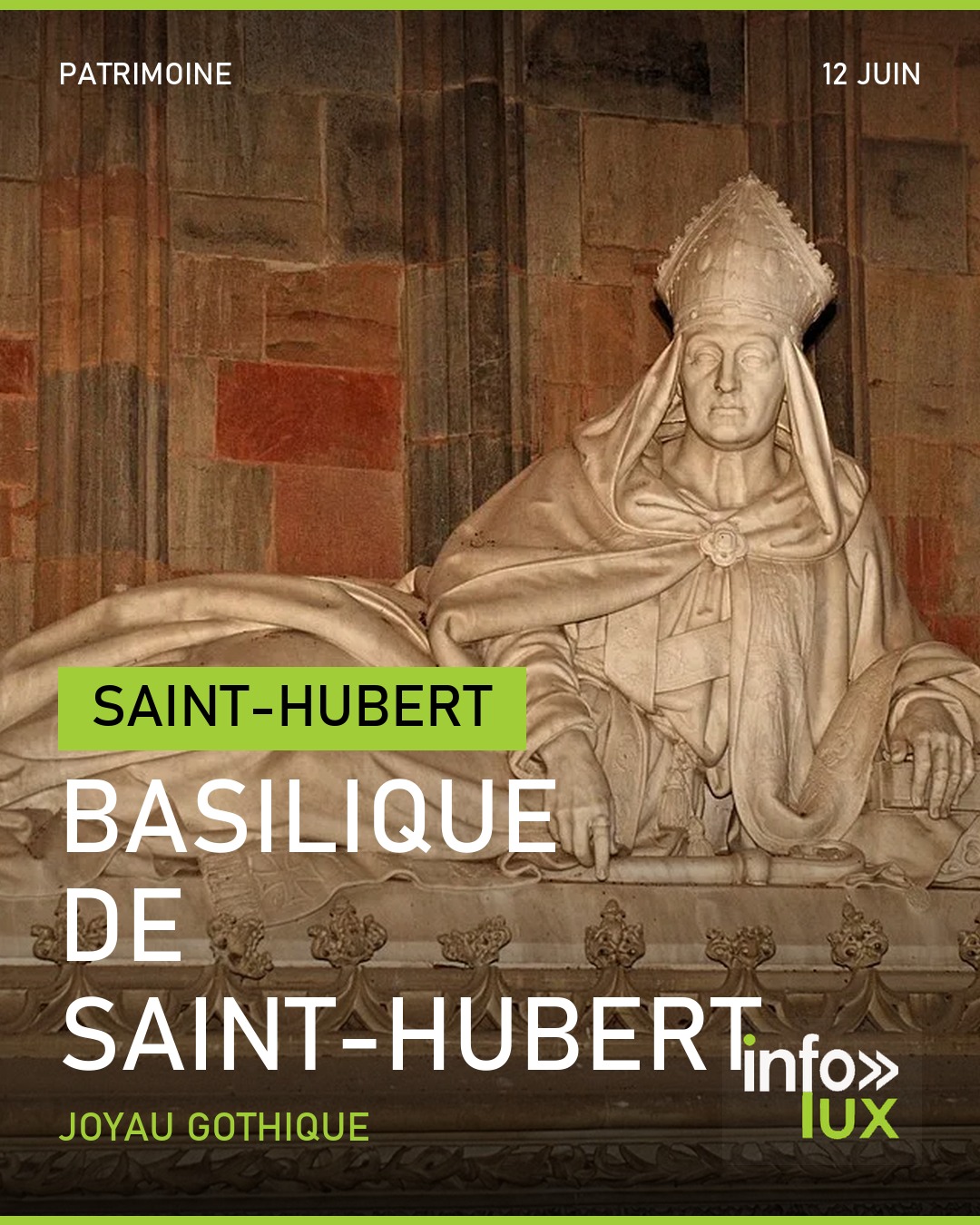 Nef gothique de la basilique de Saint-Hubert