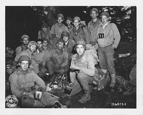 Les rescapés du 1er bataillon du 141e régiment de la 36e division d'infanterie, « le bataillon perdu »