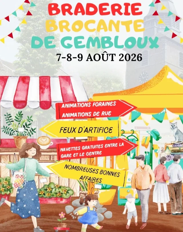 Gembloux > Marché > Braderie de Gembloux