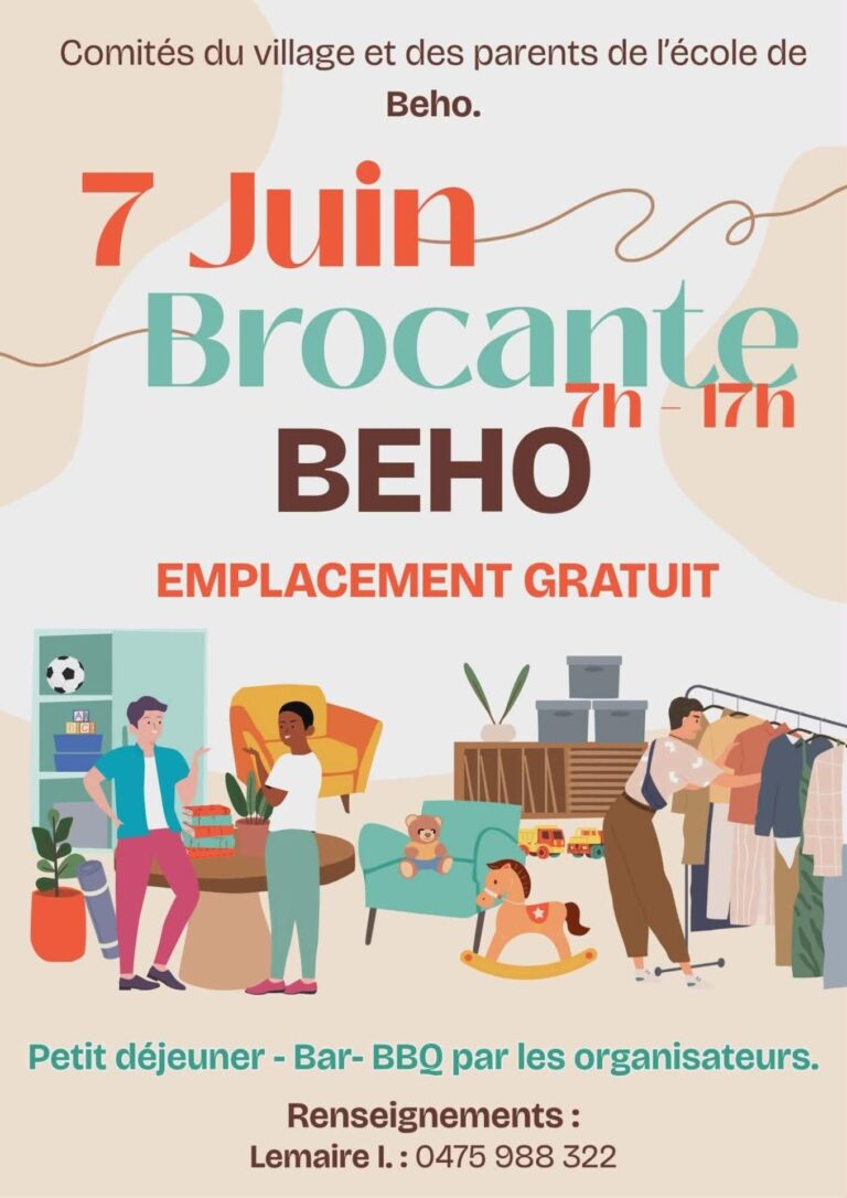 Gouvy > Brocante > Brocante à Beho 2026
