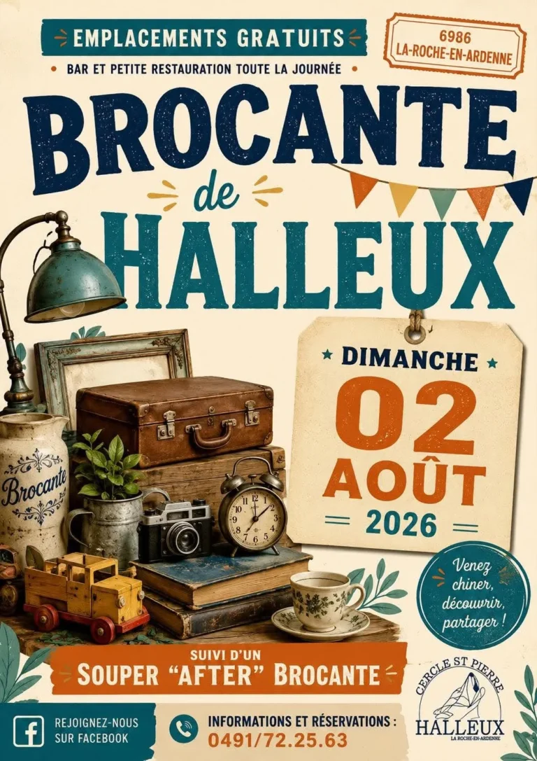 La Roche-en-Ardenne > Marché > Brocante de Halleux