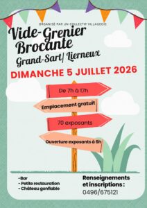 Brocante à Sart 2026