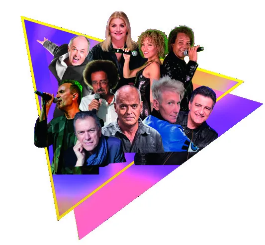 La Folle Nuit Années 80, concert 100 % live