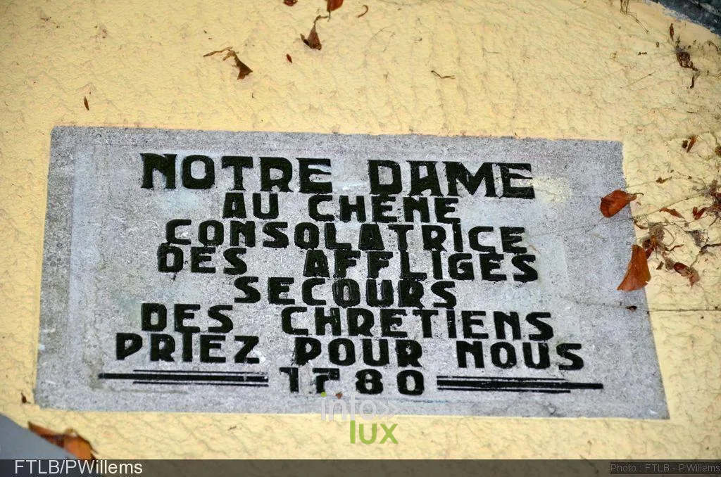 Le sentier de pèlerinage vers la chapelle