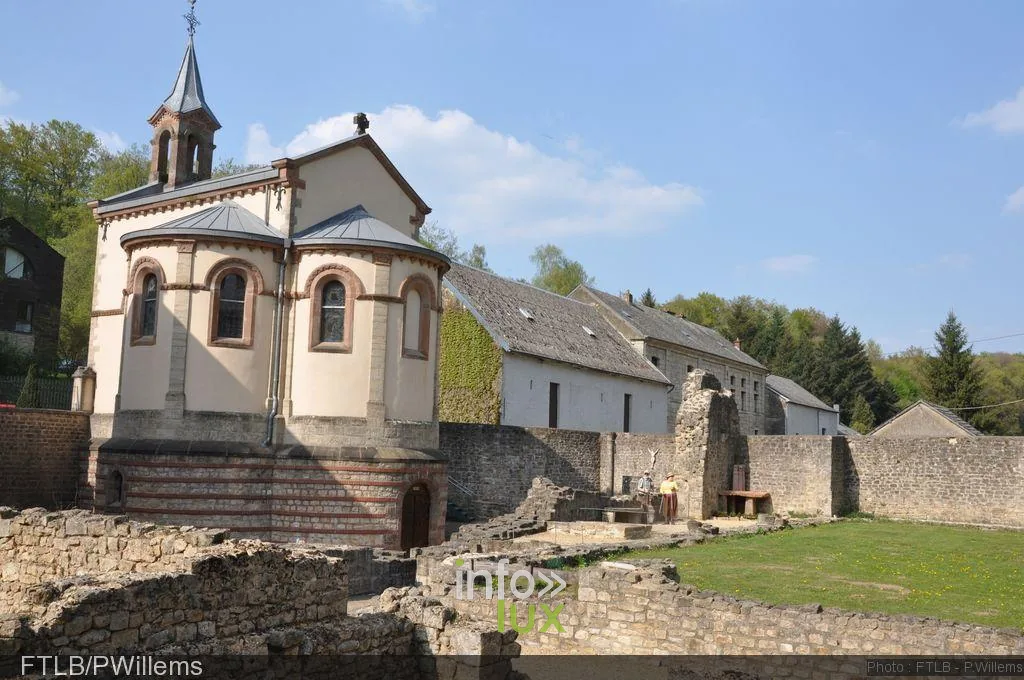 Le site de l'ancienne abbaye de Clairefontaine