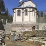 La chapelle Notre-Dame du Saint-Amour sur le site de l'abbaye de Clairefontaine, Arlon