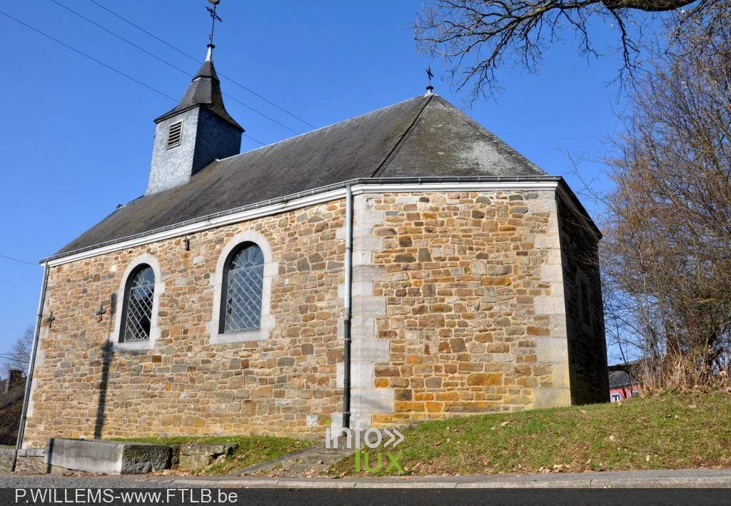 Le chœur à trois pans de la chapelle Saint-Monon