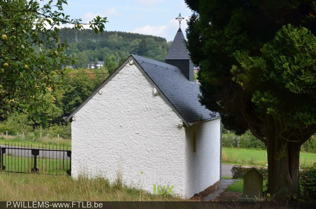 Vue de la chapelle Saint-Roch d'Herbeumont