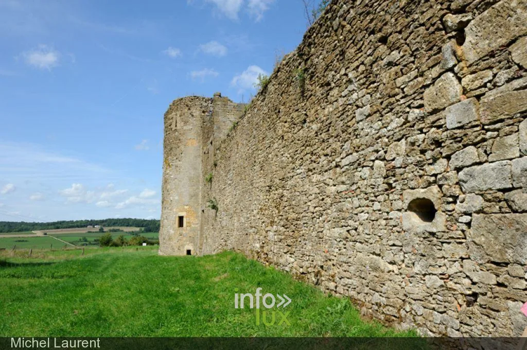 Vestiges des murs du château féodal de Montquintin