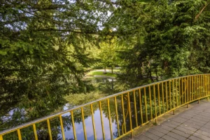 Parc du Waux-Hall a Mons, province de Hainaut