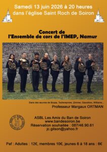 Concert de l'Ensemble de cors de l'IMEP 2026