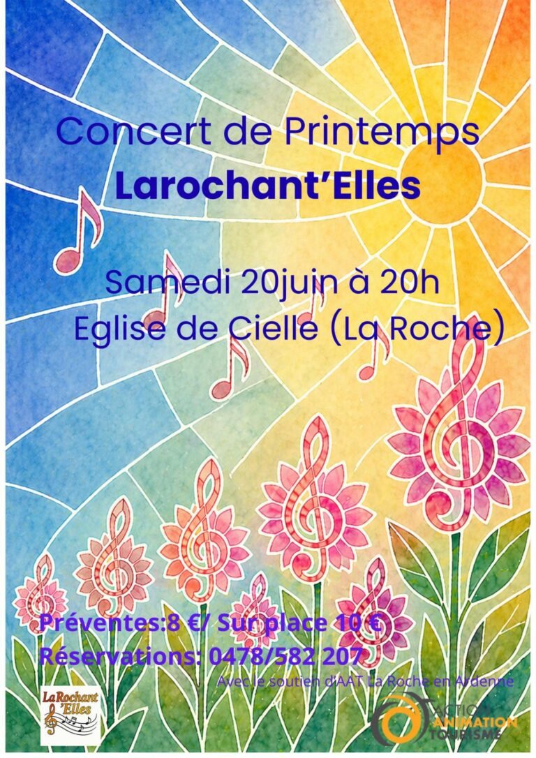 La Roche-en-Ardenne > Concert > Concert de Printemps – La Rochant’elles 2026