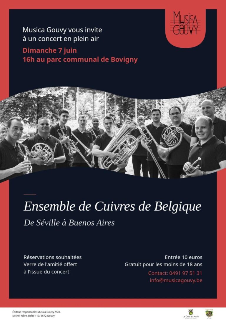 Gouvy > Concert > Concert ensemble de cuivres de Belgique 2026