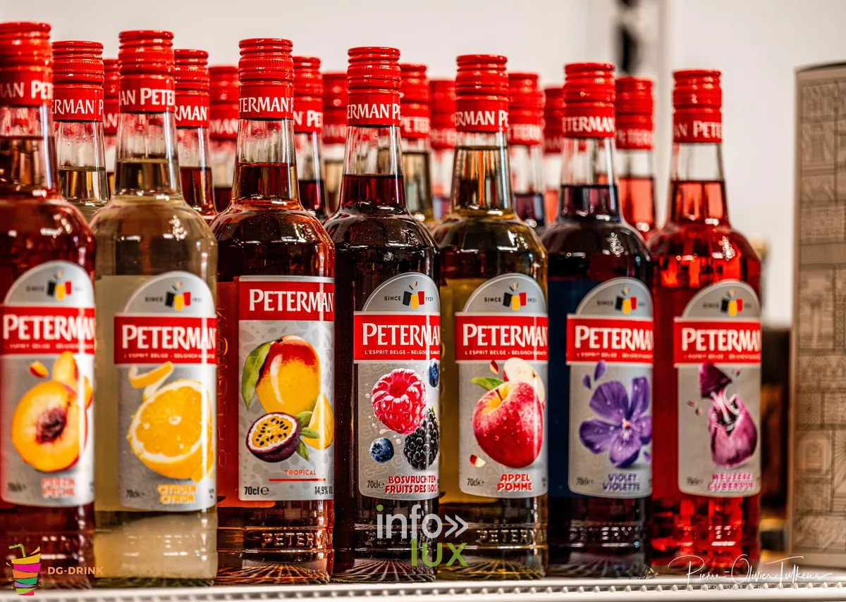 Sélection de spiritueux et de liqueurs chez DG Drink, Brabant wallon
