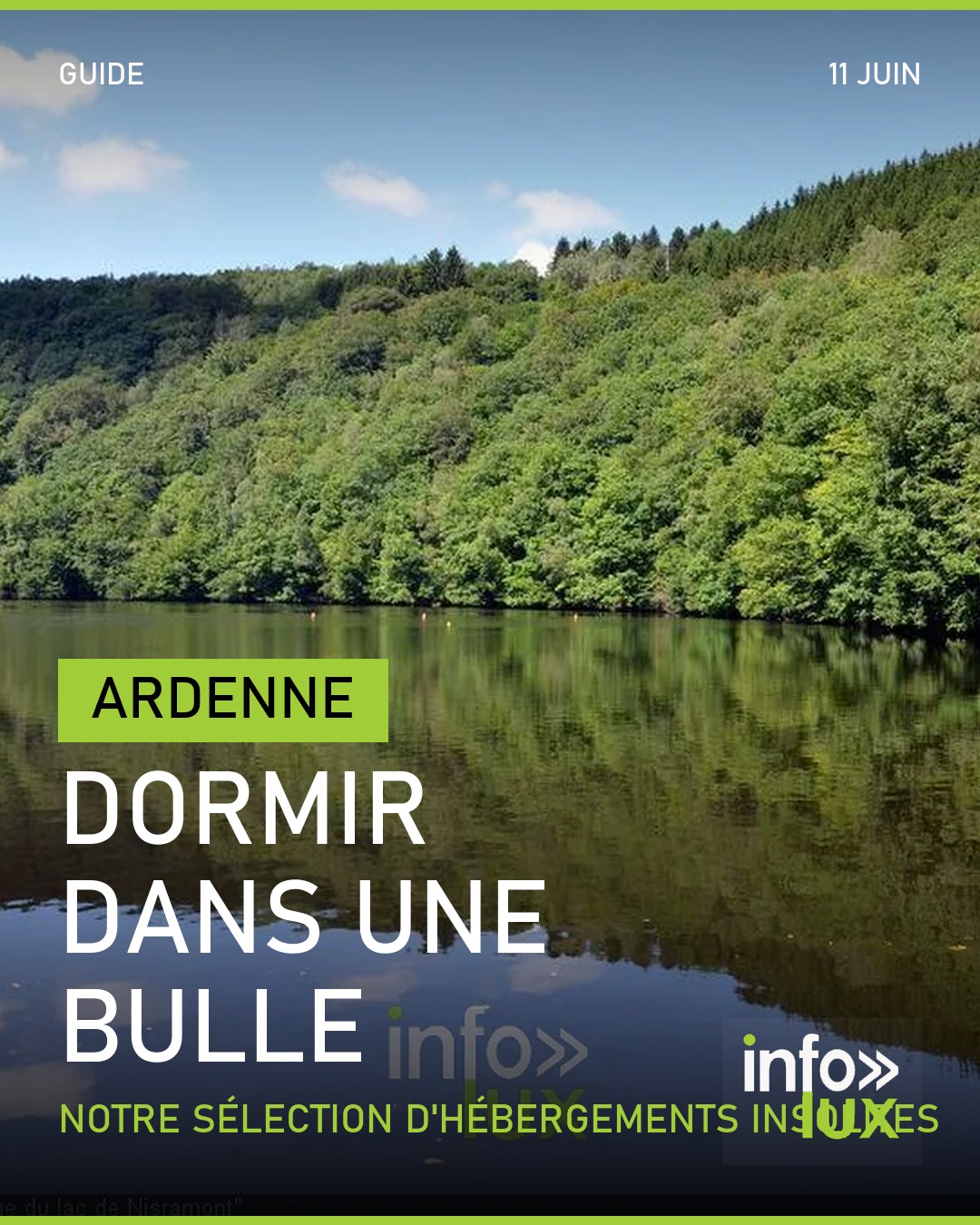 Dormir dans une bulle : hébergement insolite en forêt d'Ardenne