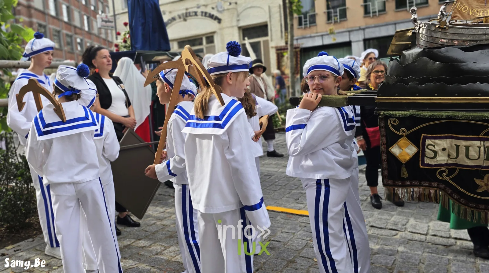 Doudou de Mons 2026 : procession de la Ducasse de sainte Waudru à Mons — photo 42