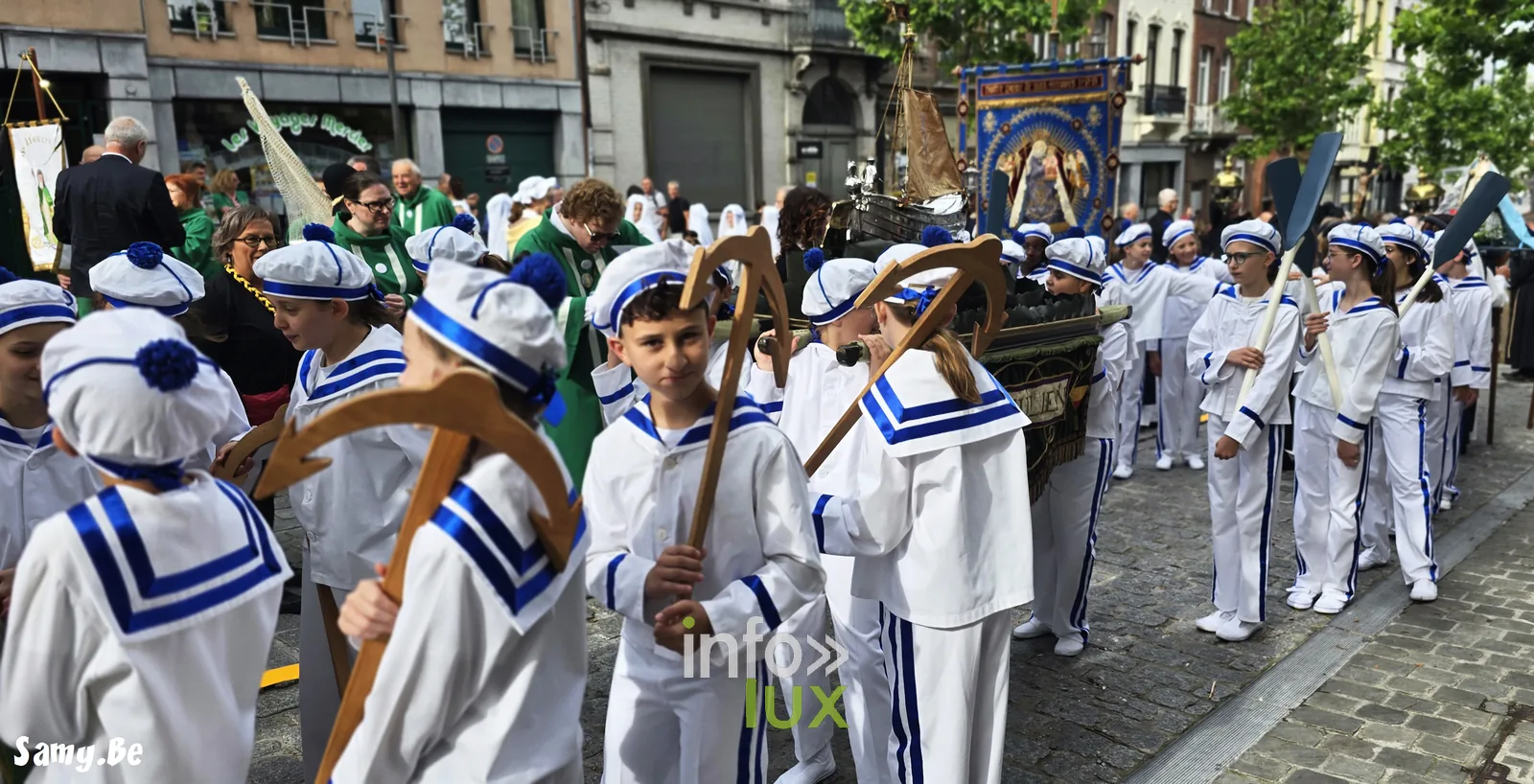 Doudou de Mons 2026 : procession de la Ducasse de sainte Waudru à Mons — photo 43