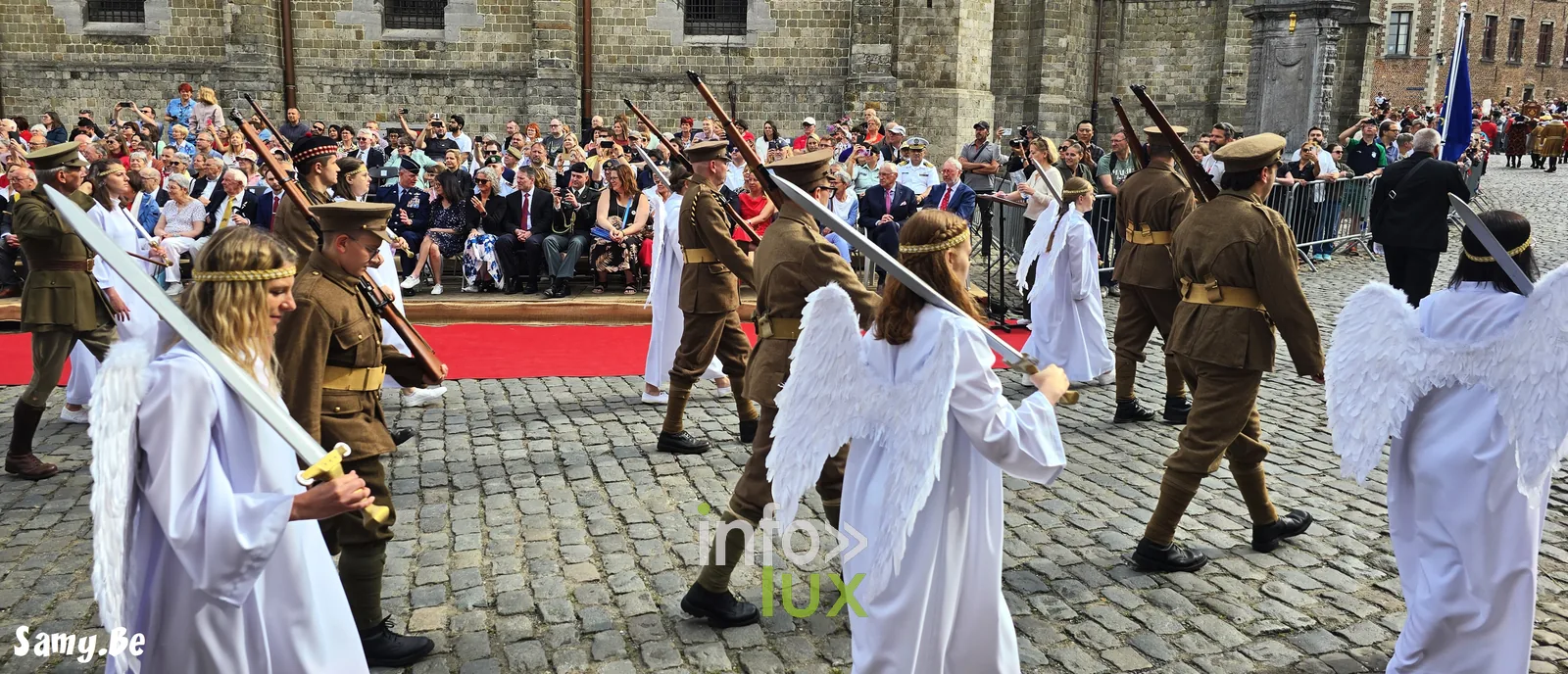 Doudou de Mons 2026 : procession de la Ducasse de sainte Waudru à Mons — photo 147