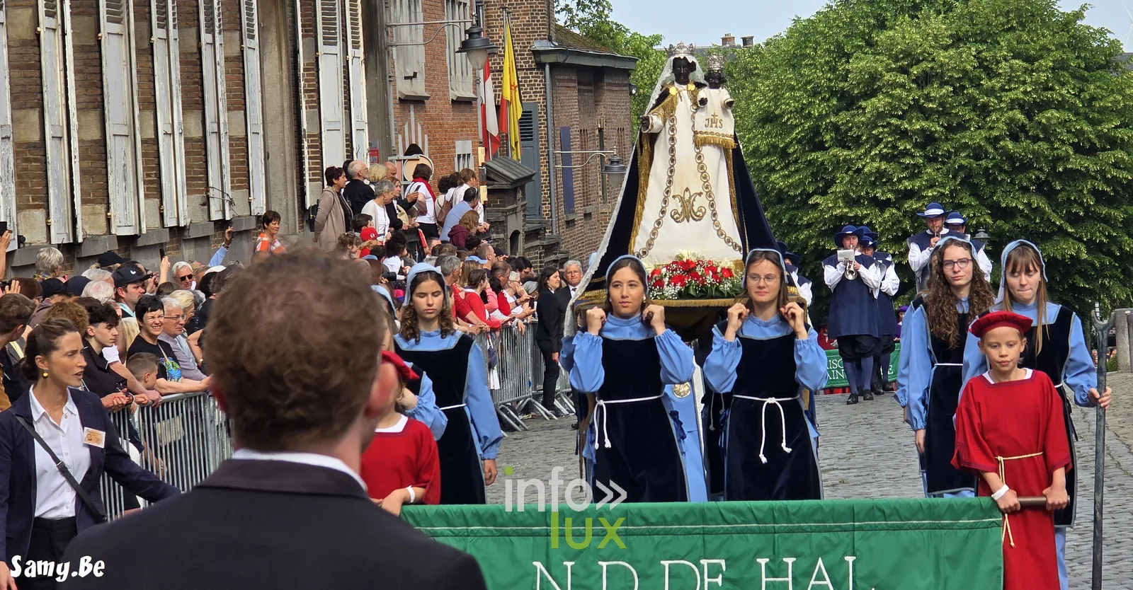 Doudou de Mons 2026 : procession de la Ducasse de sainte Waudru à Mons — photo 160