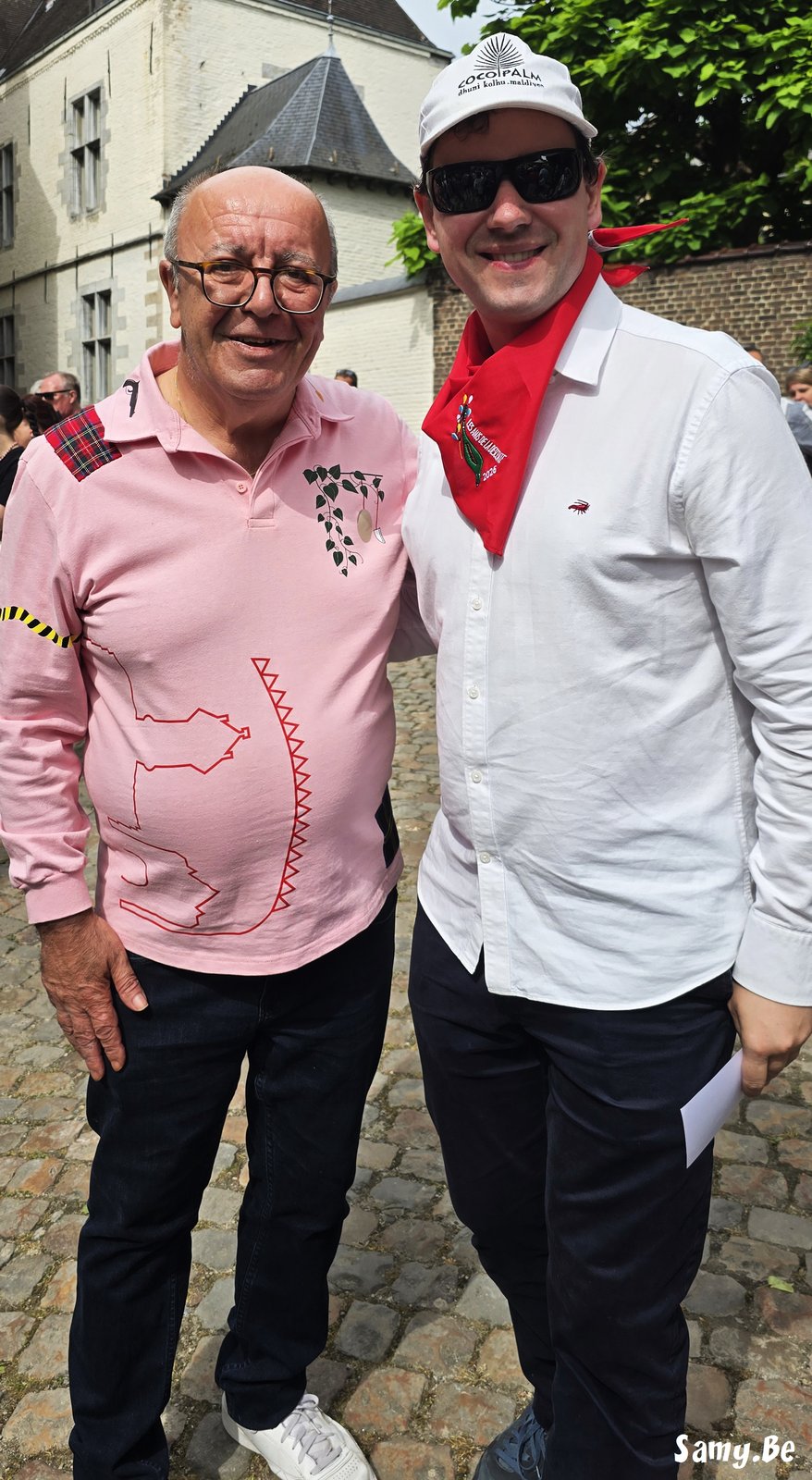 Achile Sakas, échevin des Sports et des Fêtes de Mons (PS), au Doudou 2026