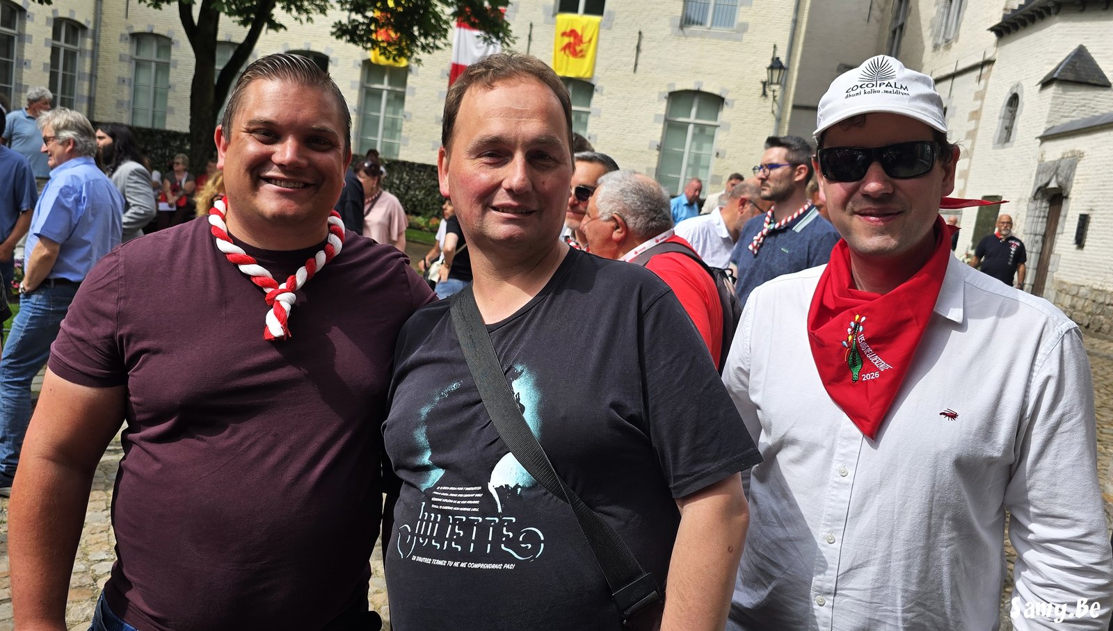 Thomas Beaujean, échevin de la Ville de Binche (PS), au Doudou de Mons 2026