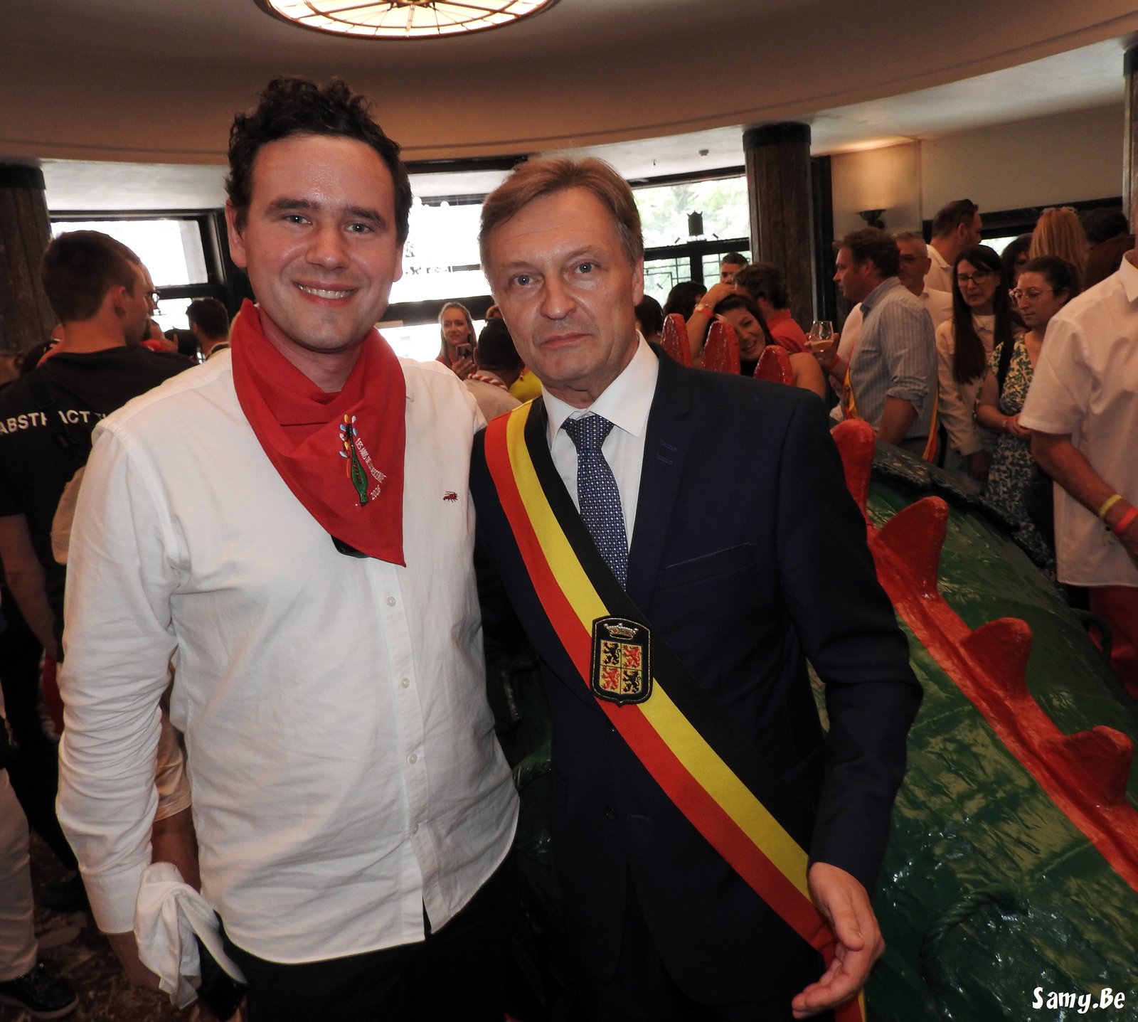 Tommy Leclercq, gouverneur de la province de Hainaut, au Doudou de Mons 2026
