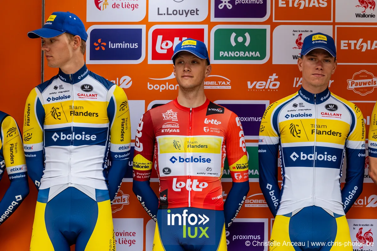 Ethias Tour de Wallonie 2026, depart a Dison — photo Christelle Anceau