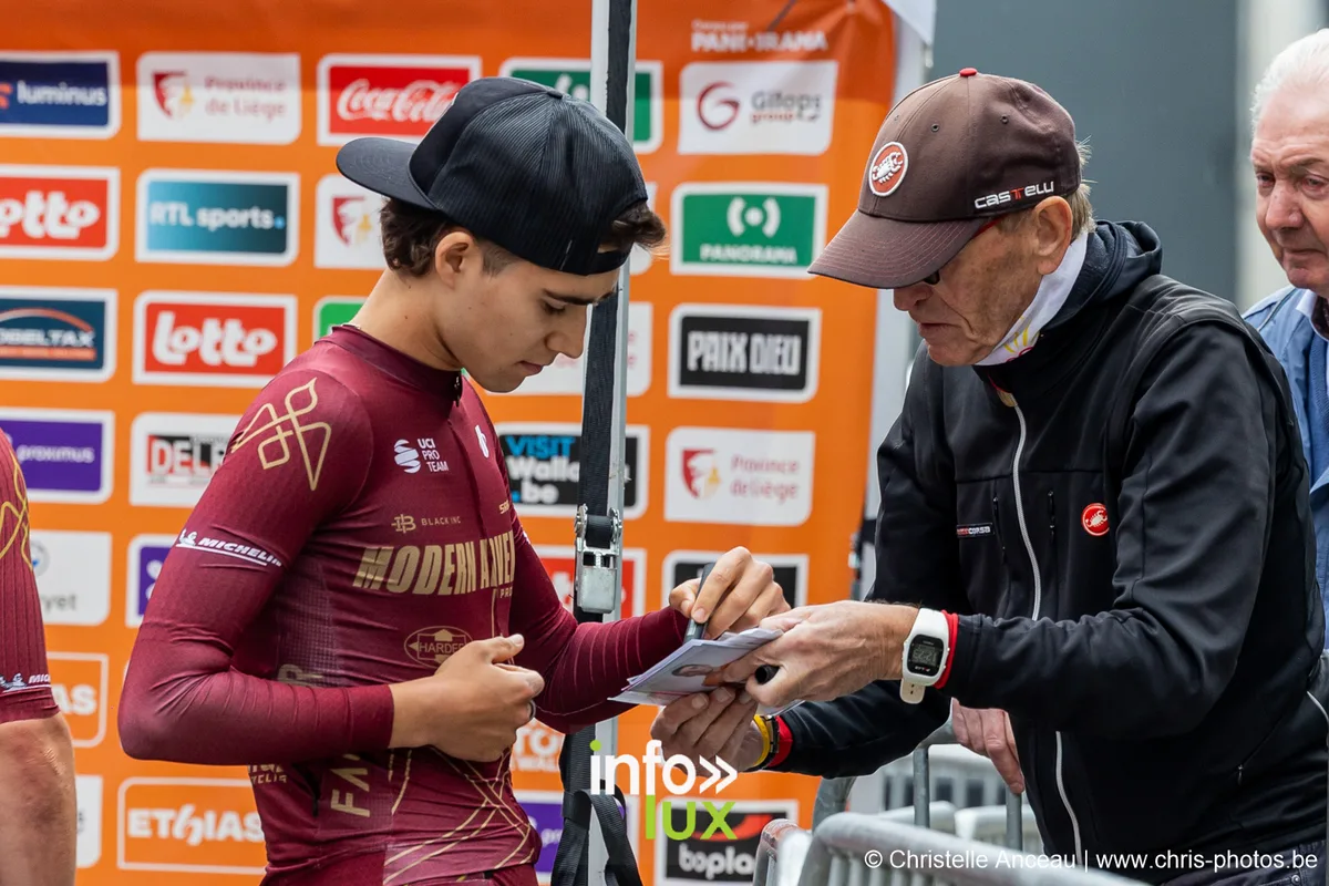 Ethias Tour de Wallonie 2026, depart a Dison — photo Christelle Anceau