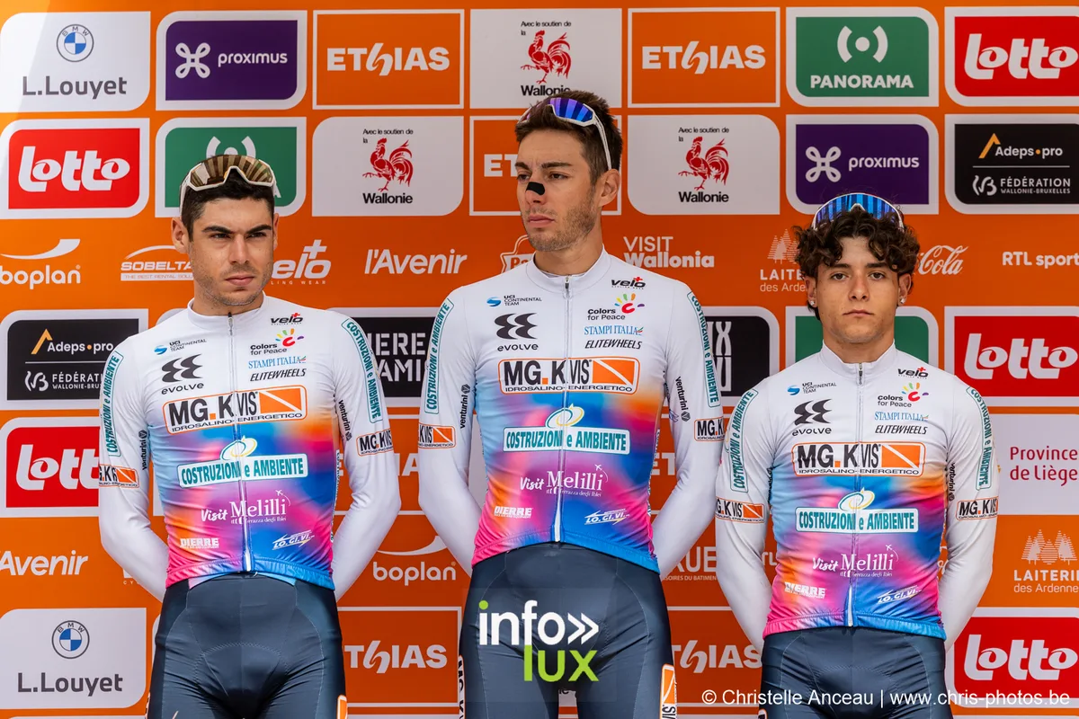 Ethias Tour de Wallonie 2026, depart a Dison — photo Christelle Anceau