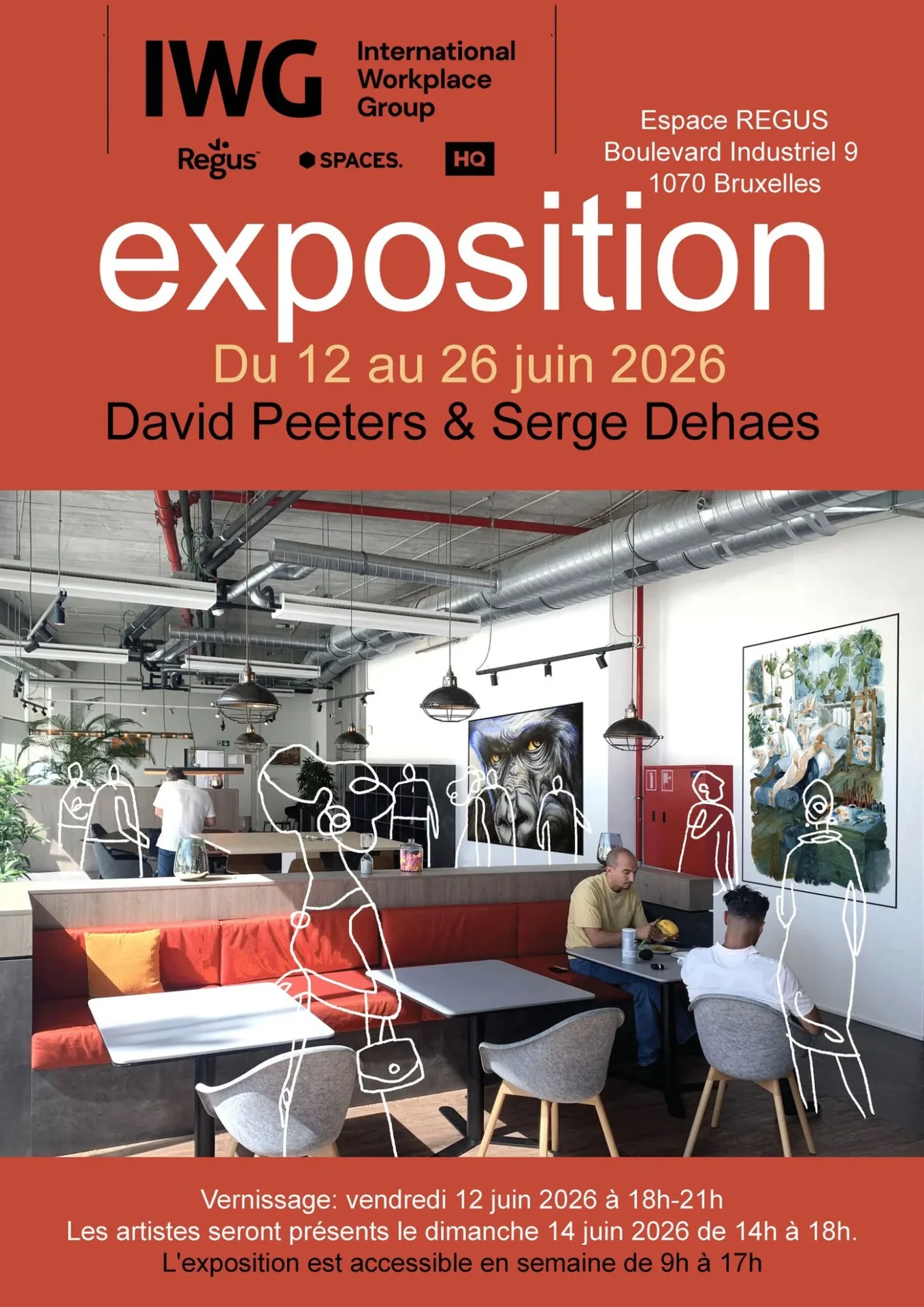 Exposition Serge Dehaes & David Peeters – © Serge Dehaes & David Peeters / photos Samy Harzallah