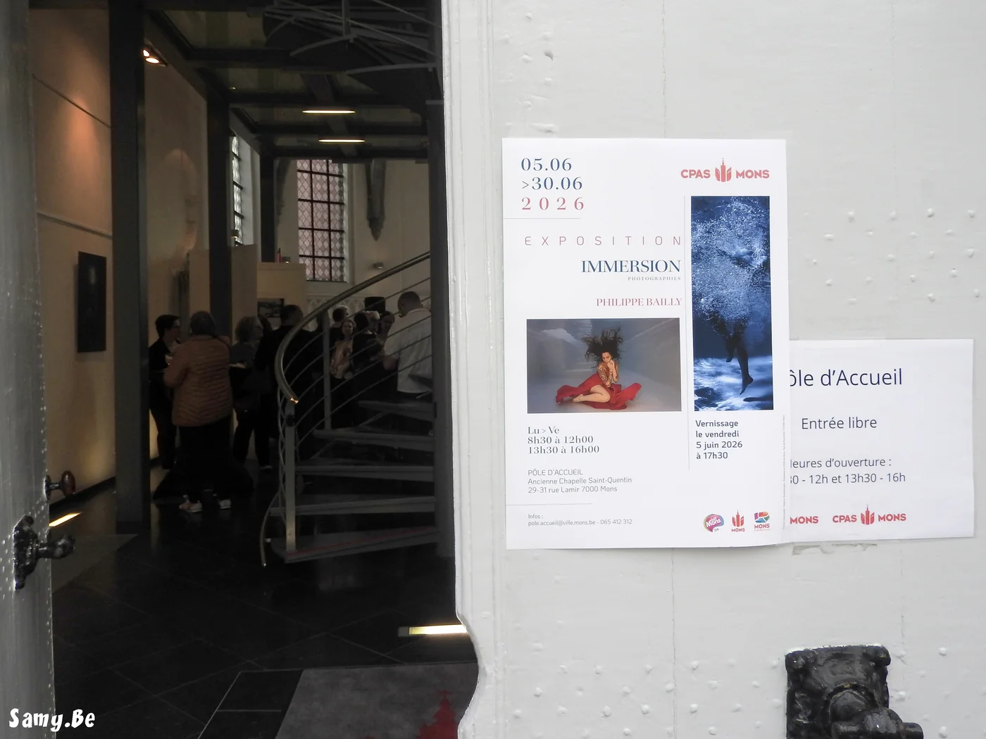 Exposition Immersion Philippe Bailly à Mons – Photos © Samy Harzallah / Samy.be