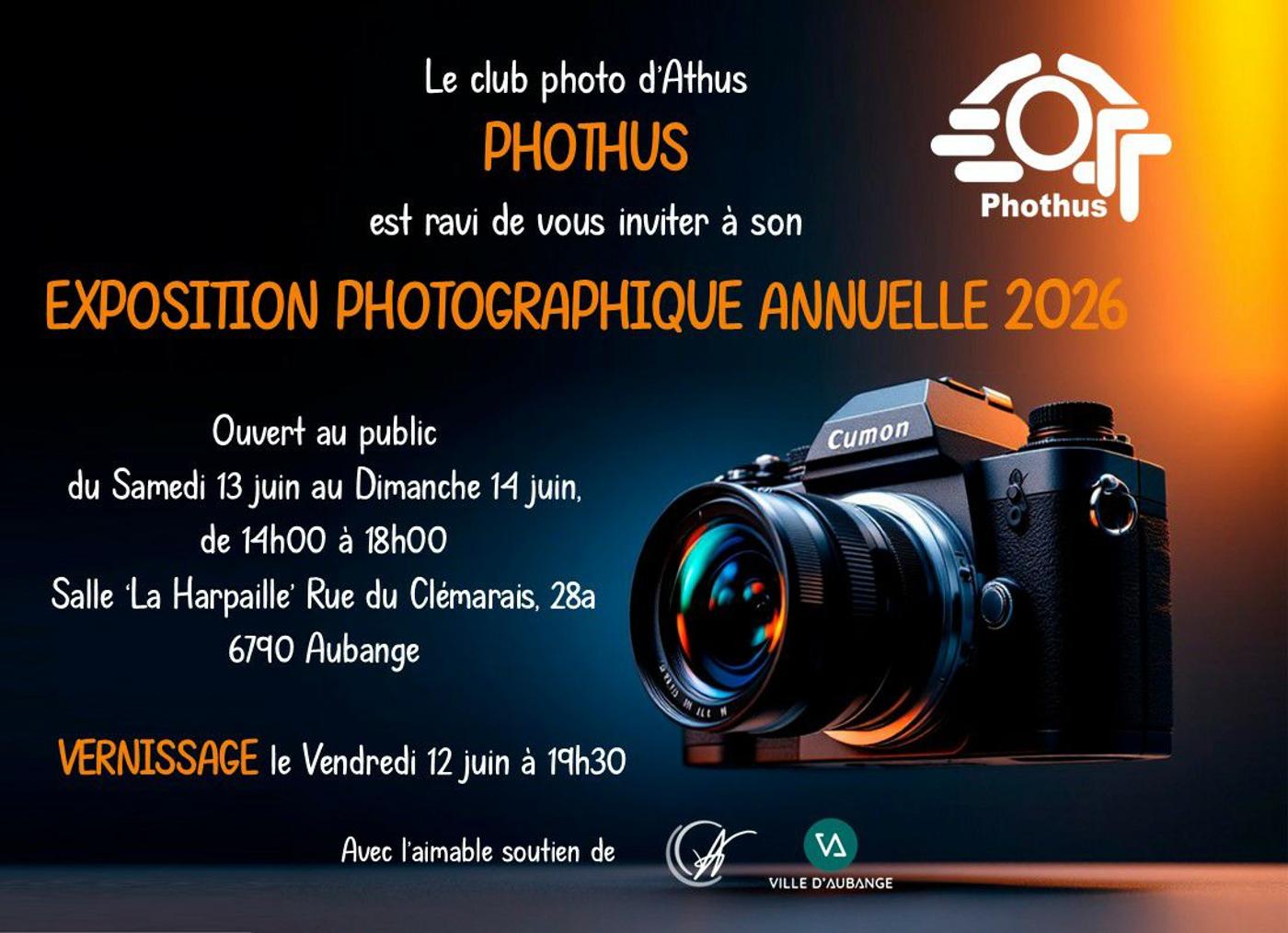 Affiche officielle Exposition photos — Phothus 2026