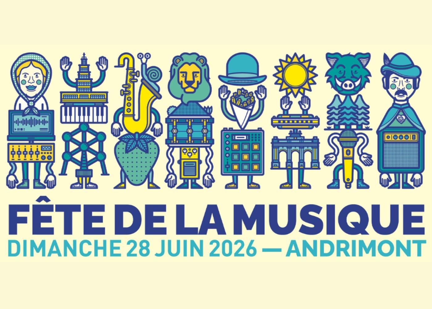 Affiche officielle Fête de la Musique 2026