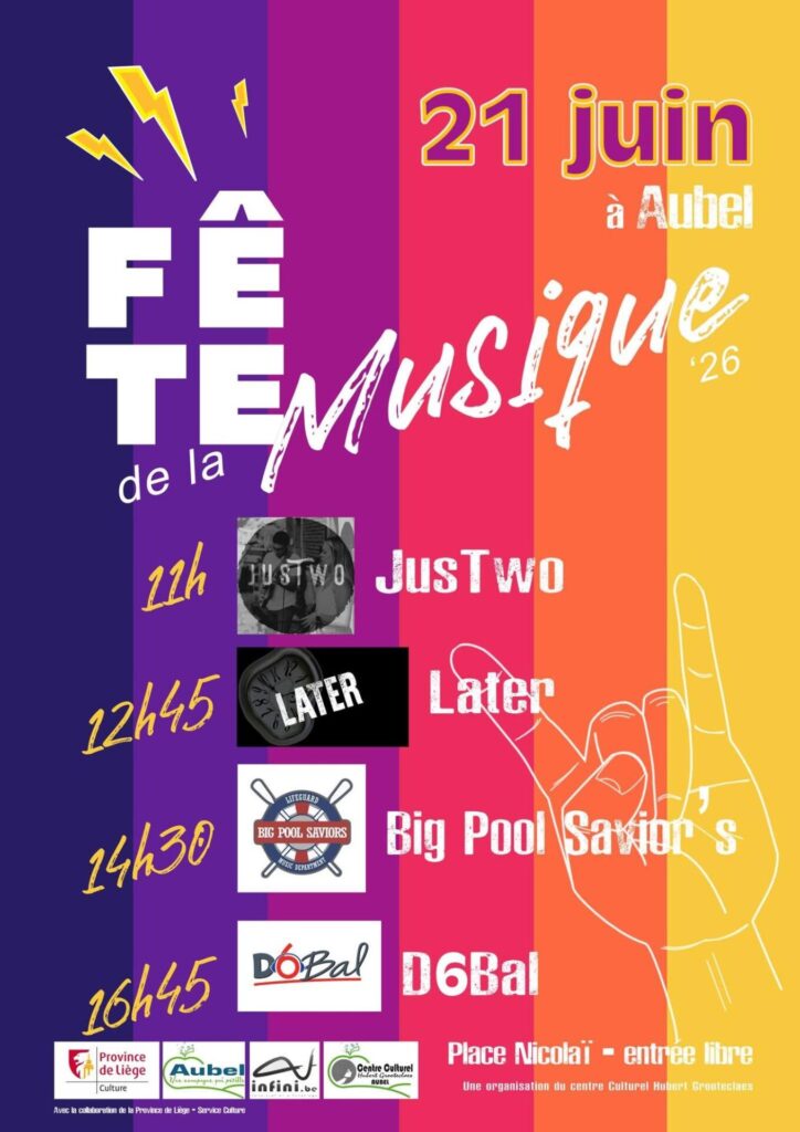 Fête de la musique à Aubel 2026