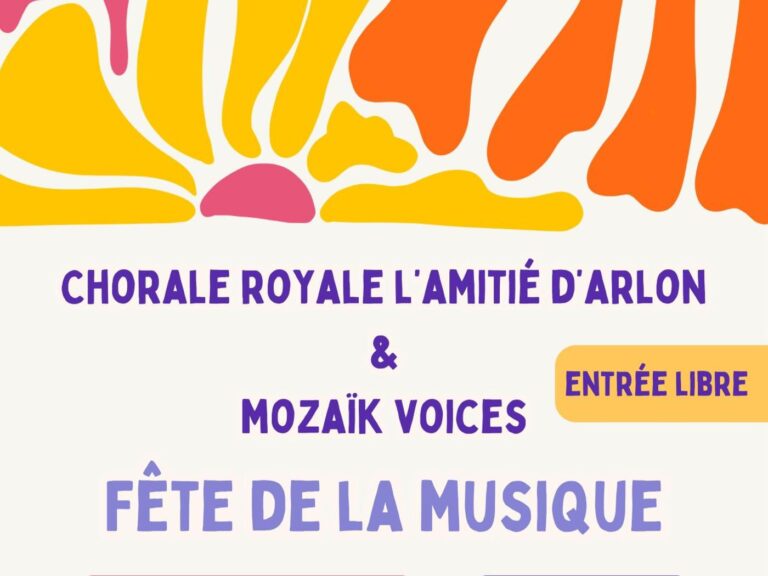 Arlon > Concert > Fête de la Musique — Mozaïk Voices & Chorales L’Amitié 2026