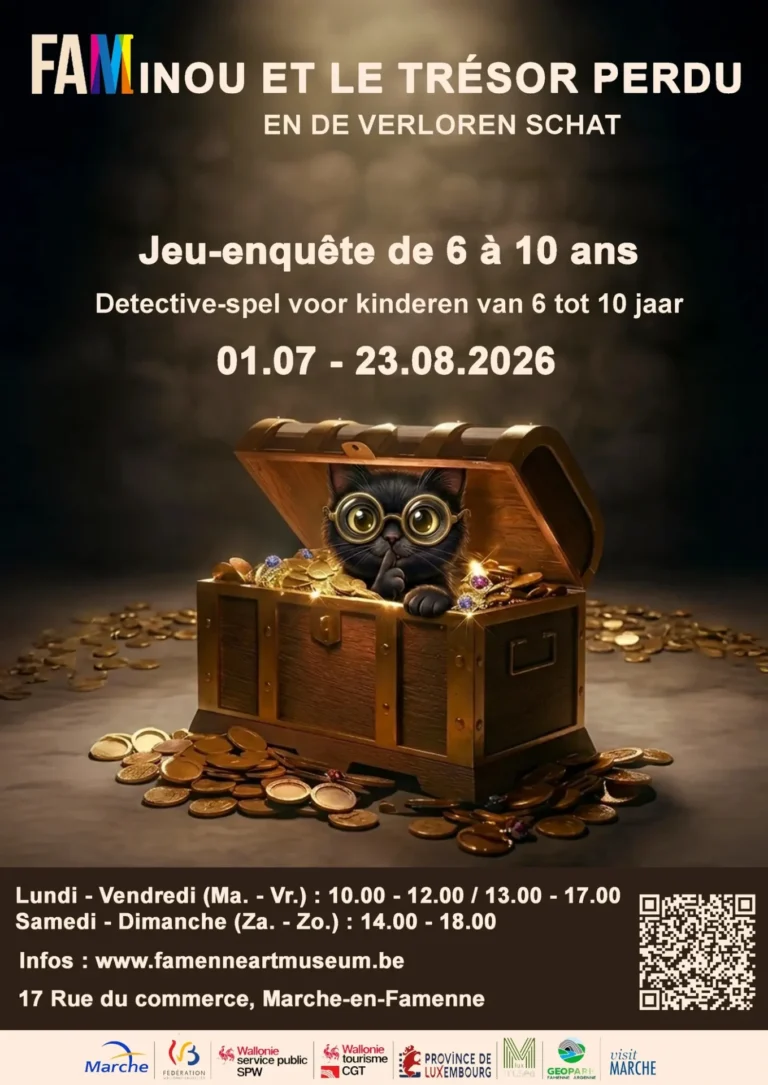 Faminou et le trésor perdu à Marche-en-Famenne (Fête Nationale du 21 juillet)