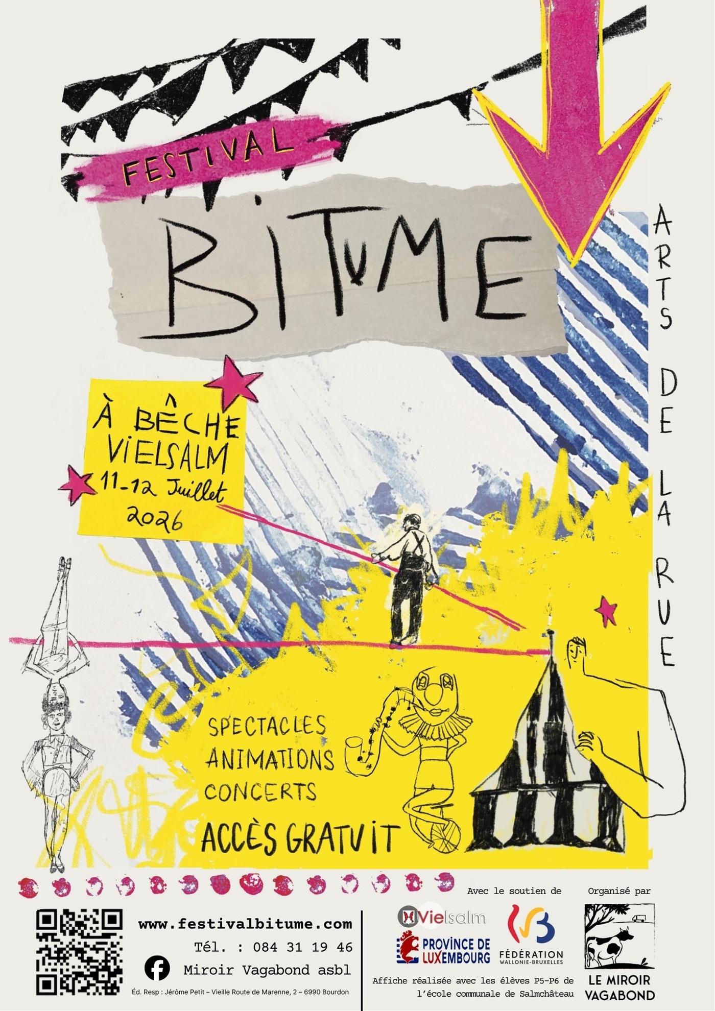 Affiche officielle Festival Bitume 2026
