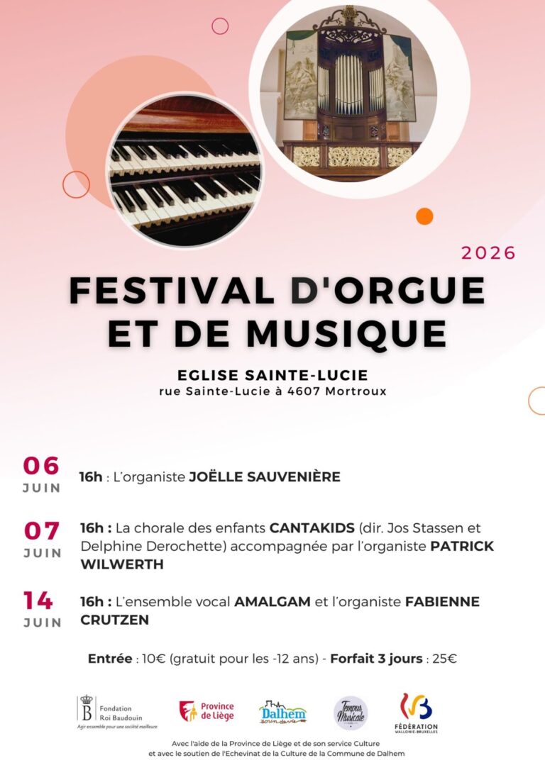 Dalhem » Festival » Festival d’orgue et de musique 2026
