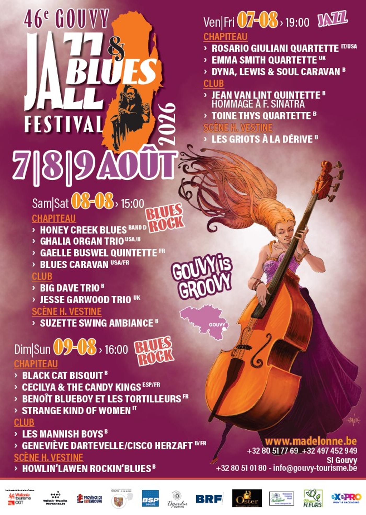 Affiche officielle Festival de jazz à Sterpigny 2026