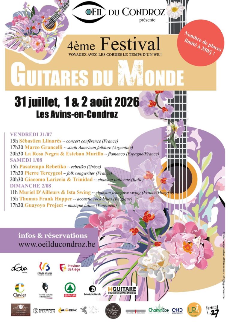 Clavier > Festival > Festival Guitares du Monde 2026