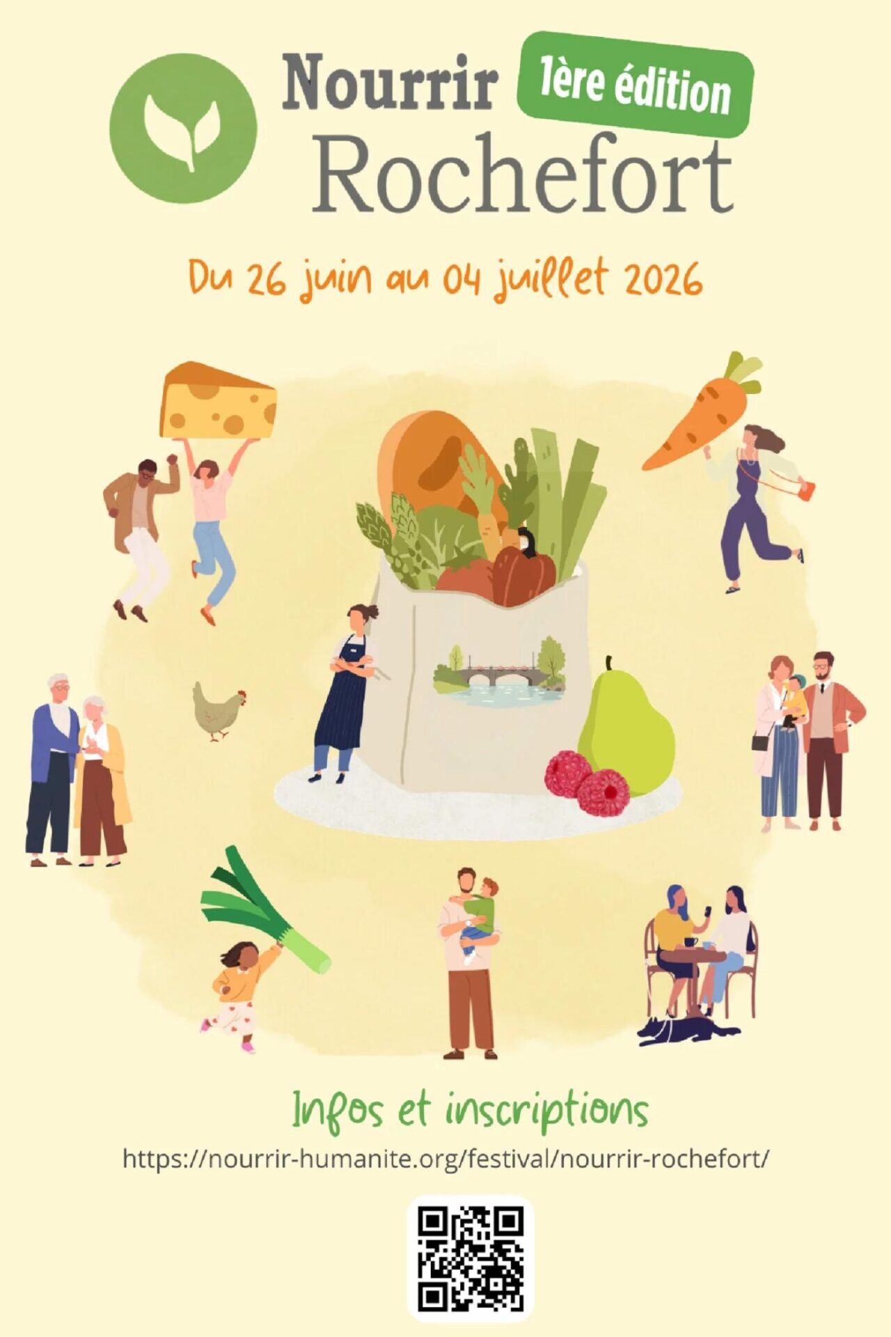 Affiche officielle Festival nourrir Rochefort 2026
