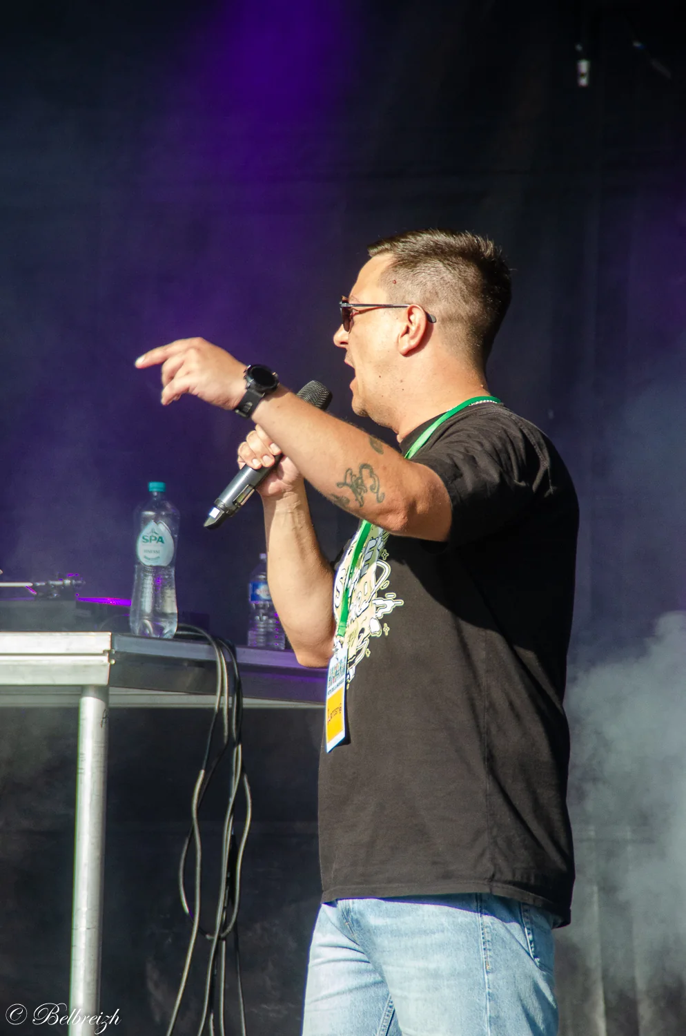 Énergie sur scène pour clôturer l'après-midi rock. — © Belbreizh (Paty)